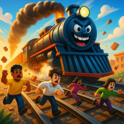 Get CRUSHED by a GIANT TRAIN! 🚂