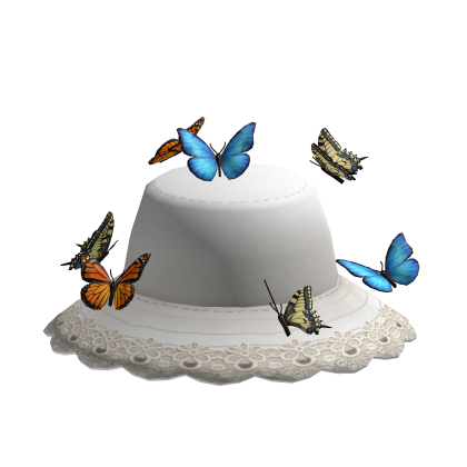 Cute Butterfly Summer Hat Roblox item