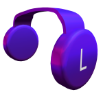 ✅ Purple Clockwork Headphones