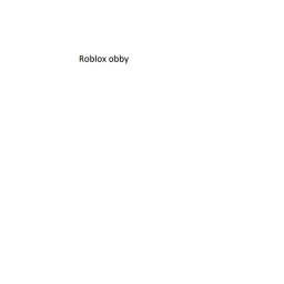 [BETA] Roblox Obby!