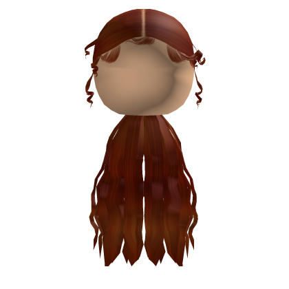 Sleek Curly Ponytail In Auburn Roblox item