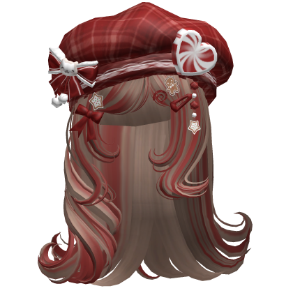 ♡ Christmas Fluffy Beret Combo (Brown & Red)