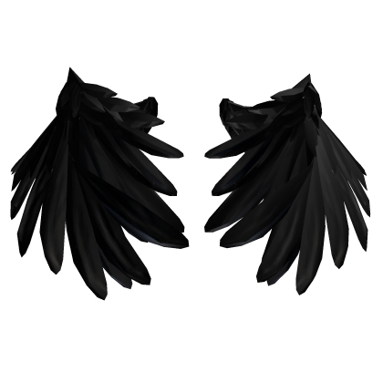 Black Angelic Angel Wings On Waist thumbnail