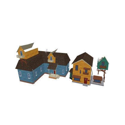 Hello Neighbor Back ground house I
