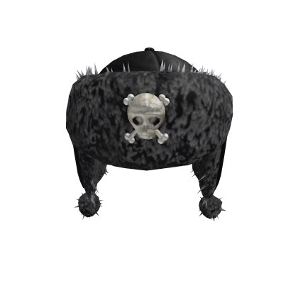Y2K Grunge Emo Spiked Skull Fluffy Ushanka