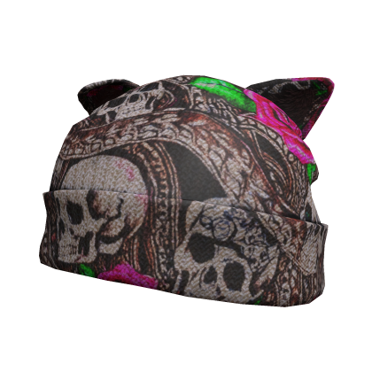 Skull Cat Beanie Roblox item