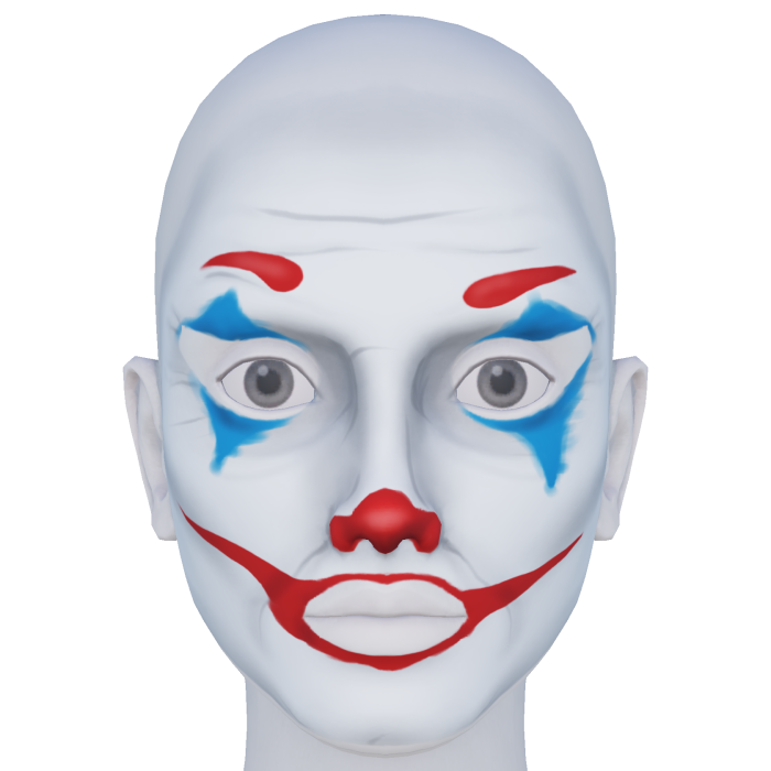 Joker Halloween Facepaint