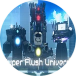 Welcome To Super Flush Universe Roblox badge thumbnail