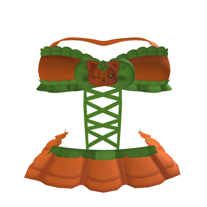 🎃♡ pumpkin numnom corset