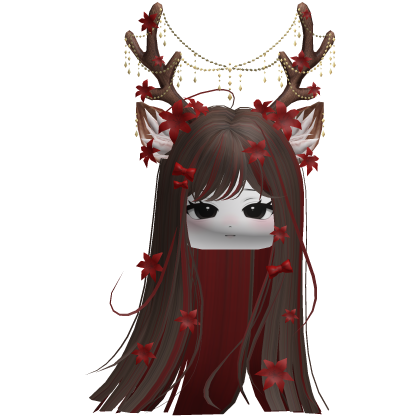 Ethereal Christmas Fairy Fawn Hair w/ Antlers