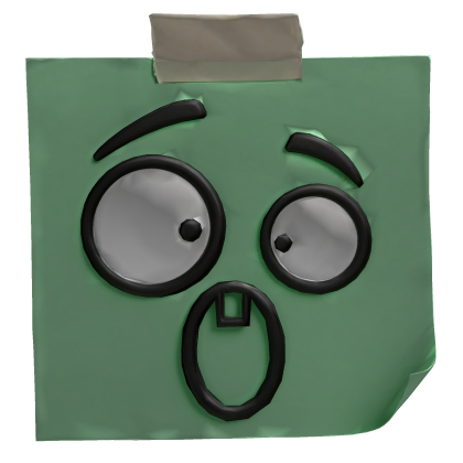 sticky note silly face