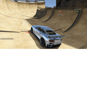 Drive on a ramp with cars!