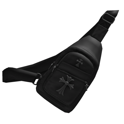 [Back 1.0] Leather Chrome Crossbody Sling