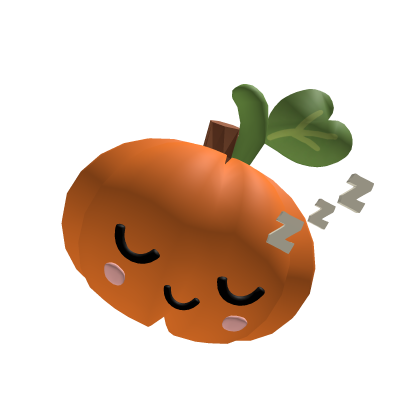 Sleeping Little Orange Pumpkin Sprout Buddy Roblox item