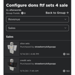 dons ftf sets 4 sale