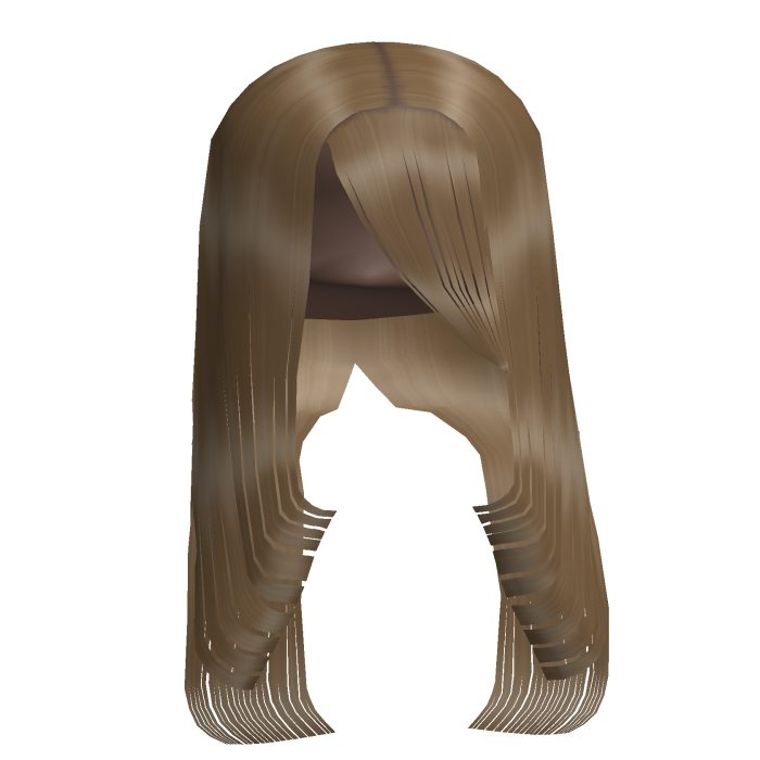 Blonde Layered long hair w/ flipped edges & Bangs