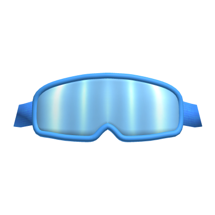 Blue Ski Goggles