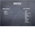 Delights Milkshake n' Ice cream bar.