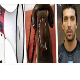 Megaphone telephone gianluigi buffon