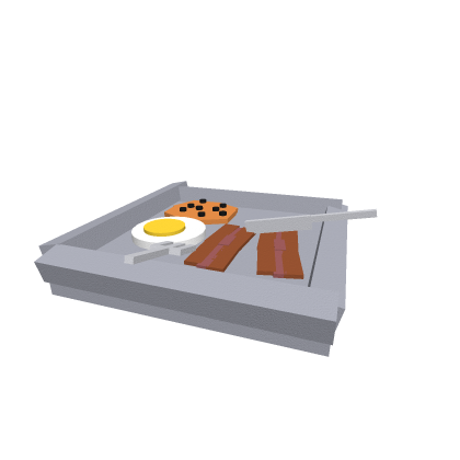 Egg with bacon and cookie (FREE)