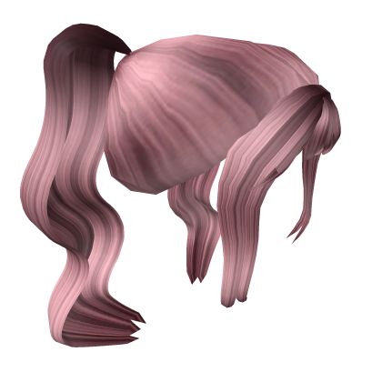 long wavy ponytails hair Roblox item