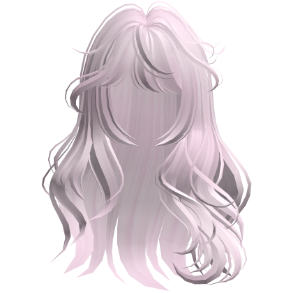 Light Pink Lush Wavy Anime Hair 