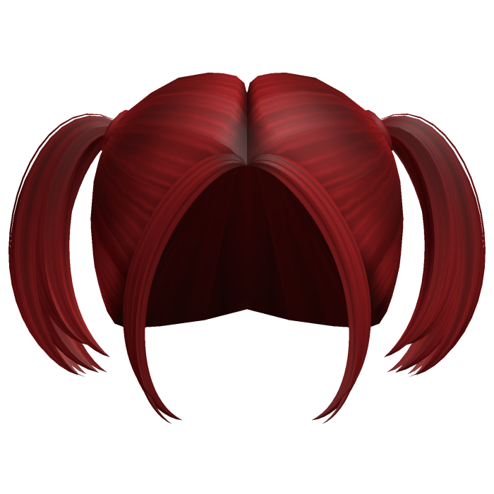 -',ৎ Baby Child High Punk Pigtails in Red