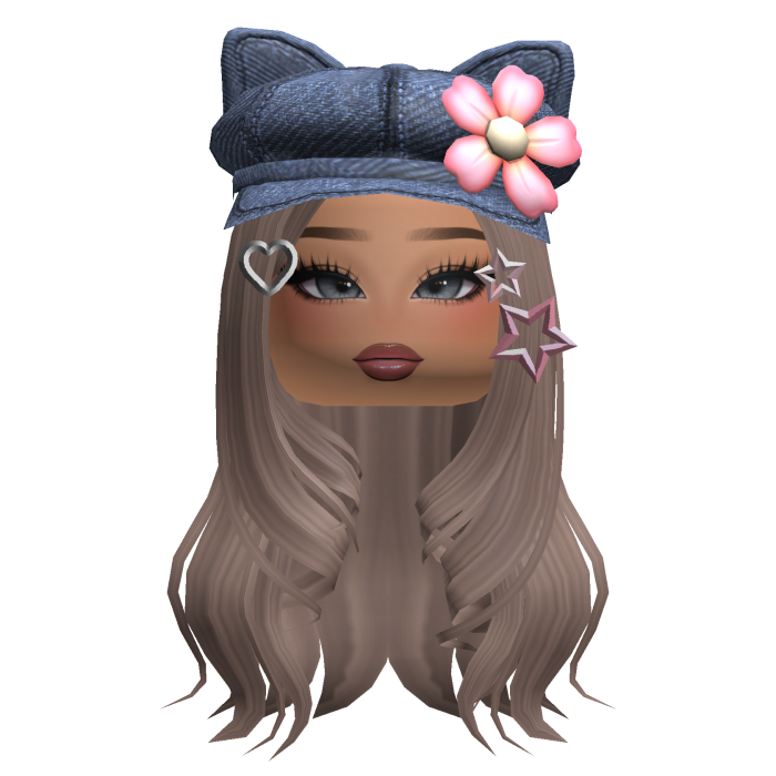Kawaii Soft Curled Hair w/ Accesories & Makeup