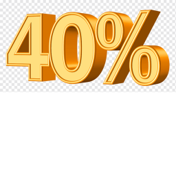 40%