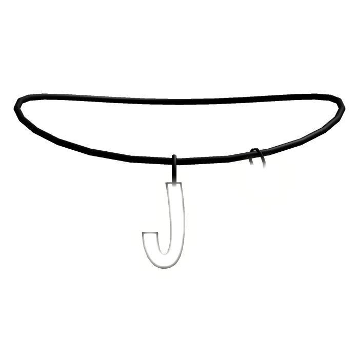 [EMISSIVE] Glowing Initial Necklace (J)