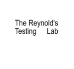 The Reynold's Testing Lab