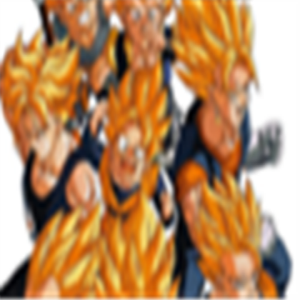 Dragon Ball z kai and GT supersaiyans Roblox decal