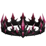 (CODE= 4498 ) Sharpest Dark Fuchsia Crown