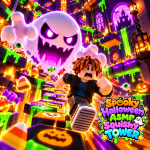 [🎃] Halloween Keyboard Tower Obby 🍬 ASMR