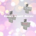 Sunset kawaii Merch