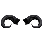 Black Demon Horns