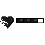 Vaporized black life bar