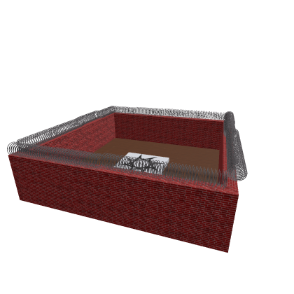 Walled Off Area (WITH SPAWNER)