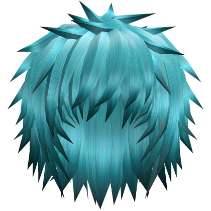 Cyan Spiky Emo Vkei Anime Boy Hair