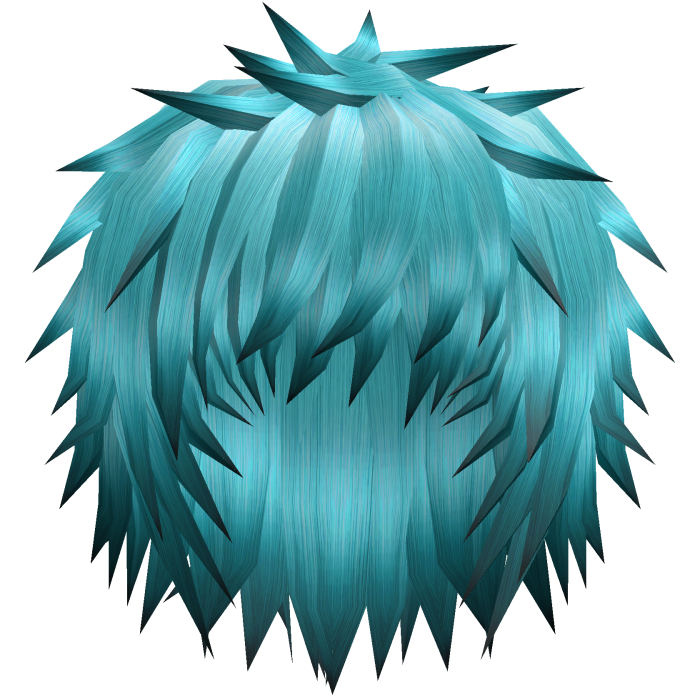 Cyan Spiky Emo Vkei Anime Boy Hair