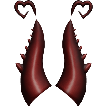 Dark Maroon Red Candle of Pwnage Horns Add-On