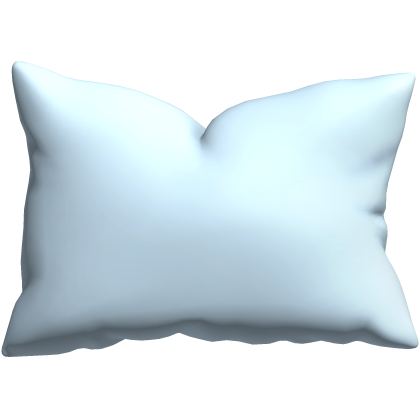 Pillow Blue Pastel Cozy Cute Cutesy Holdable Left thumbnail