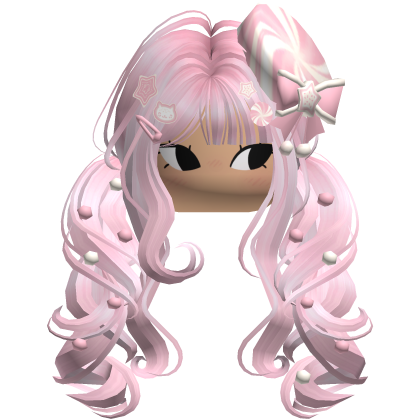 ♡ Christmas Peppermint Pigtails (Pink)