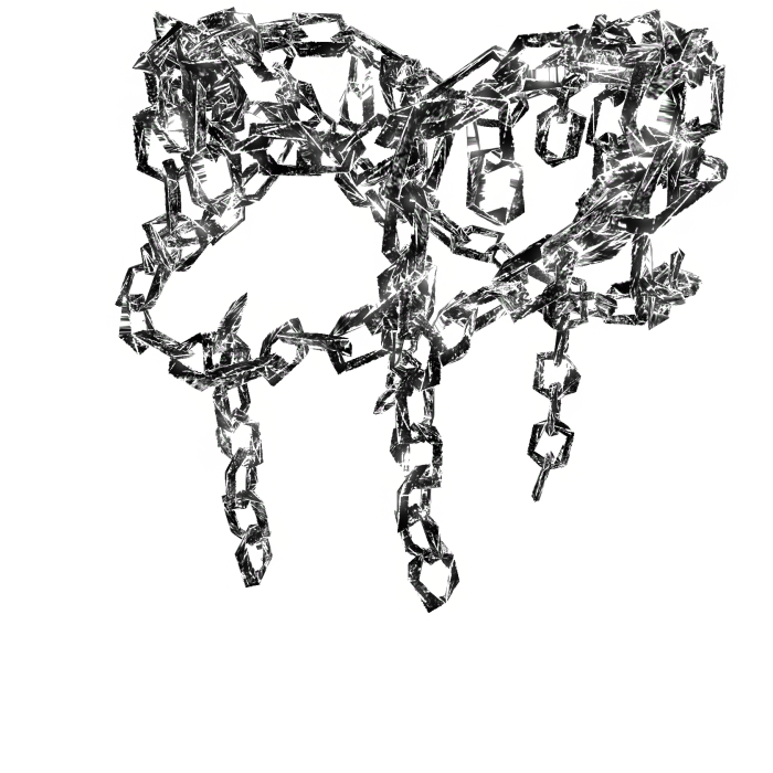[GLOWS 💡] Emissive White Storm Body Chains