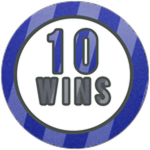 10 wins