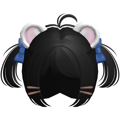 ♡ : cute black bijou hamster baby pigtails Roblox item