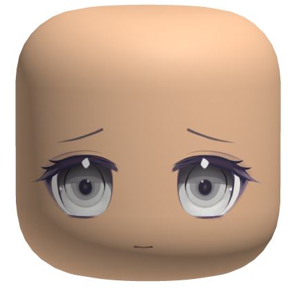 ♡ cute sunken doll kawaii face chibi mask Roblox item