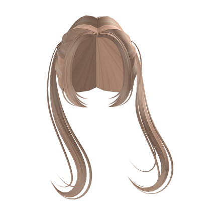Blonde Flowy Anime Girl Pigtails Roblox item