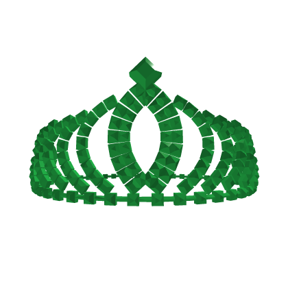 ✨Perfect Legitimate Crown Tiara Green💎