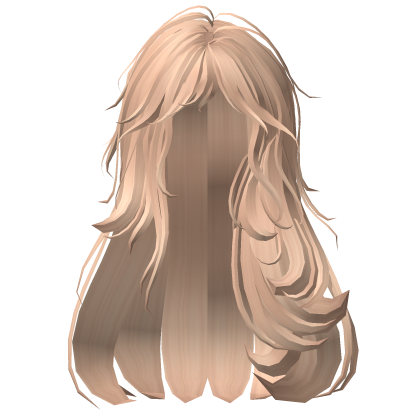Blonde Wispy Long Flowy Girl Hair  Roblox item
